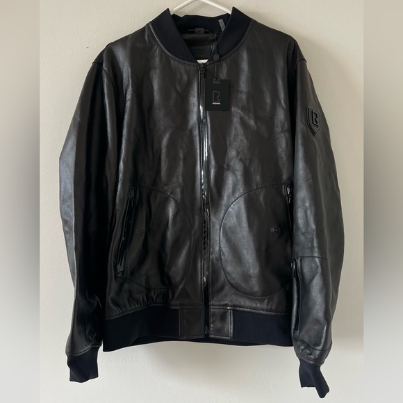 RUDSAK Javier Leather Bomber Jacket in Large - Picture 5 of 7
